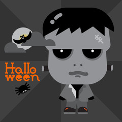 HAPPY HALLOWEEN FRANK MONSTER