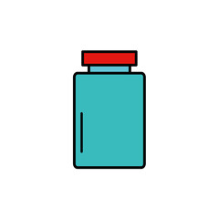 Jar vector icon