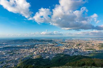 皿倉山展望台からの眺め