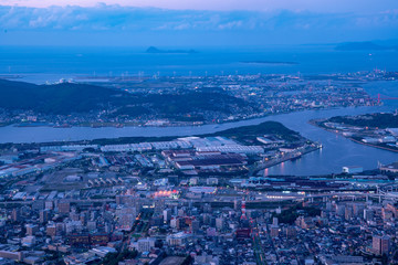 新日本三大夜景（皿倉山展望台）