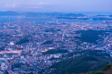 新日本三大夜景（皿倉山展望台）