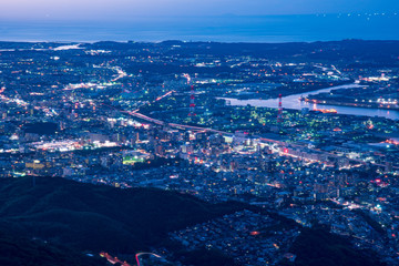 Fototapeta premium 新日本三大夜景（皿倉山展望台）