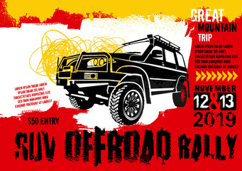 Off Road Rally Poster © Double Brain