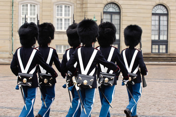 Copenhague Danemark garde palais