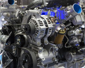 The design of the modern car engine.