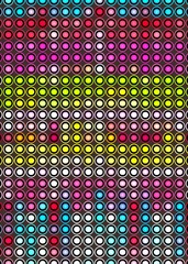 pastel colorful dot style illustration background