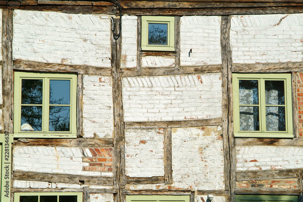 Wall mural Belgique Wallonie Village Campagne .Ancienne ferme