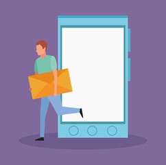 business characters in a presentation