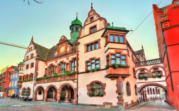 Town hall of Freiburg im Breisgau, Germany