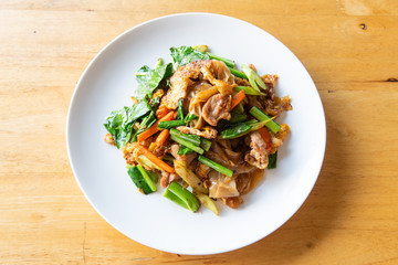 Fried noodle in Soy Sauce.