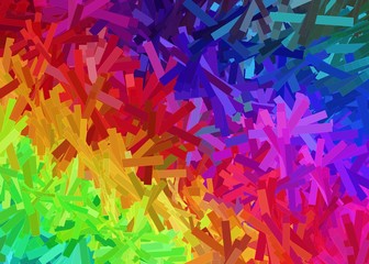 messy confetti pixel style graphic illustration abstract background