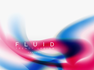 Background abstract - liquid colors wave flow