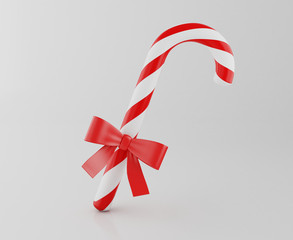 3d Sweet candy cane.