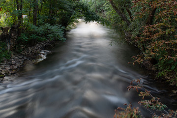 Obraz premium River Pegnitz in Hersbruck, Germany