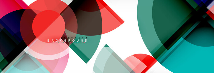 Obraz premium Circle abstract background