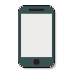 Mobile phone with a clean screen