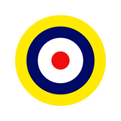 Royal Air Force roundel. Type A1