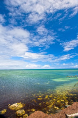 Looking out to the South Pacific Ocean from Noumea, New Caledonia.