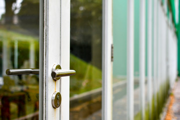 Perspective of pillars and windows