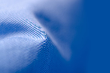 Blue fabric cloth material texture textile macro blur background
