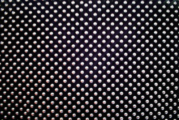 The texture of the metal decoration