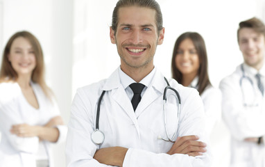 Fototapeta premium practitioners of his colleagues