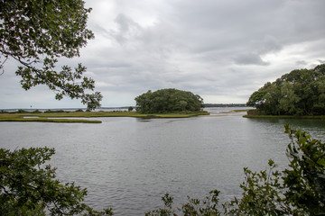 Obraz premium landscape with river