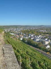 Blick auf Bad Neuenahr-Ahrweiler im Ahrtal,Rheinland-Pfalz,Deutschland