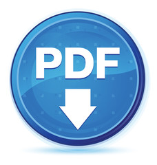 PDF download icon midnight blue prime round button