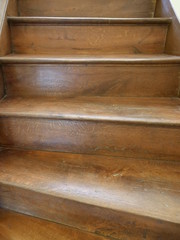 escalier - staircase - vieux escalier en bois - old wooden staircase