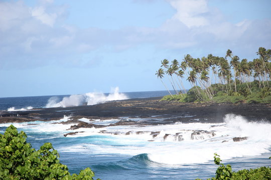 Alofaaga Blowholes, Savaii, Samoa