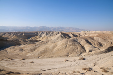 Yehuda mountains and the Dead Sea