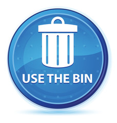 Use the bin (trash icon) midnight blue prime round button