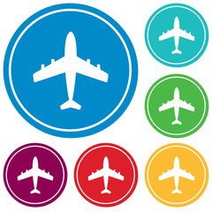 Plane icon simple