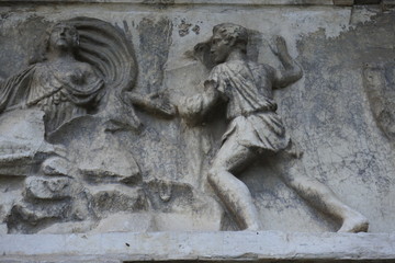 Monumento, estatua, arte romanos, Roma