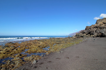 Playa de la Arena, Puerto de Santiago, Tenerife