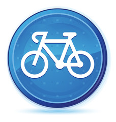 Bicycle icon midnight blue prime round button