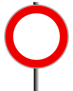 Schild Durchfahrt verboten  