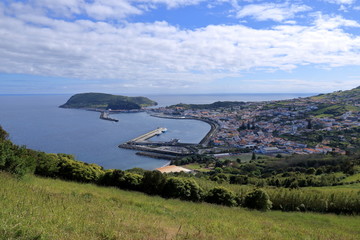 Fototapeta na wymiar The Beautiful Isla Faial at the Azores (Portugal)