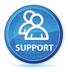 Support (group icon) midnight blue prime round button