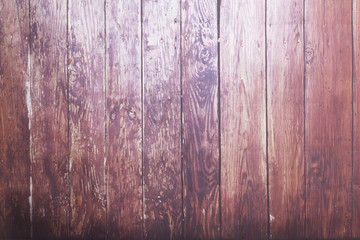 Obraz premium Brown wood wall made of wooden planks. Abstract wood texture background.
