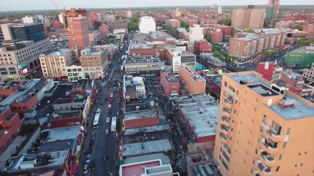 Aerial of Flushing, Queens