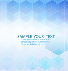 Vector Abstract geometric background. Template brochure design.
