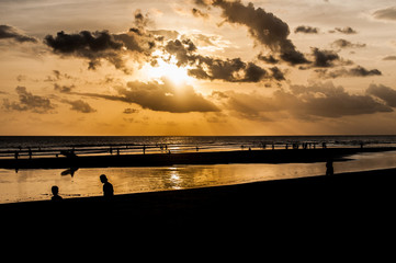 Obraz na płótnie Canvas Sunset in Bali