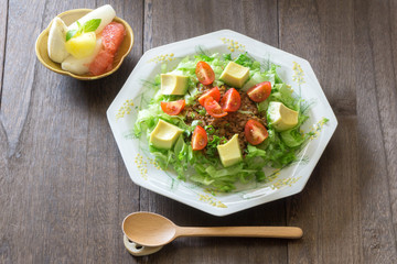 野菜とひき肉のタコライス