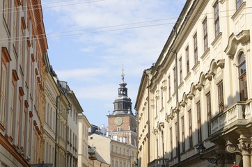 Fototapeta na wymiar Buildings in Krakow