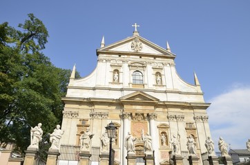 Fototapeta na wymiar Church of Saints Peter and Paul in Krakow, Poland