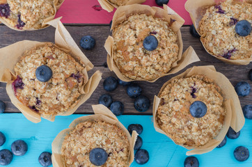 Cranberry Muffin. Top view