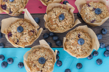 Cranberry Muffin. Top view
