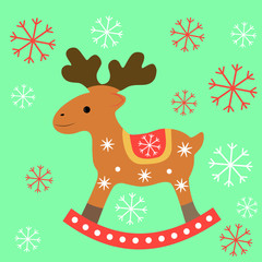 Christmas cartoon illustration